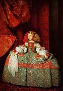 Diego Velazquez Portrat der Infantin Margarita als junges Madchen oil painting